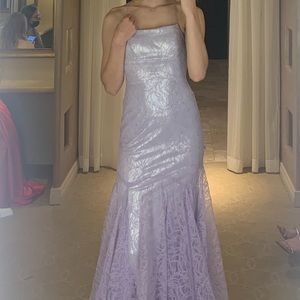 Lavender Prom Dress